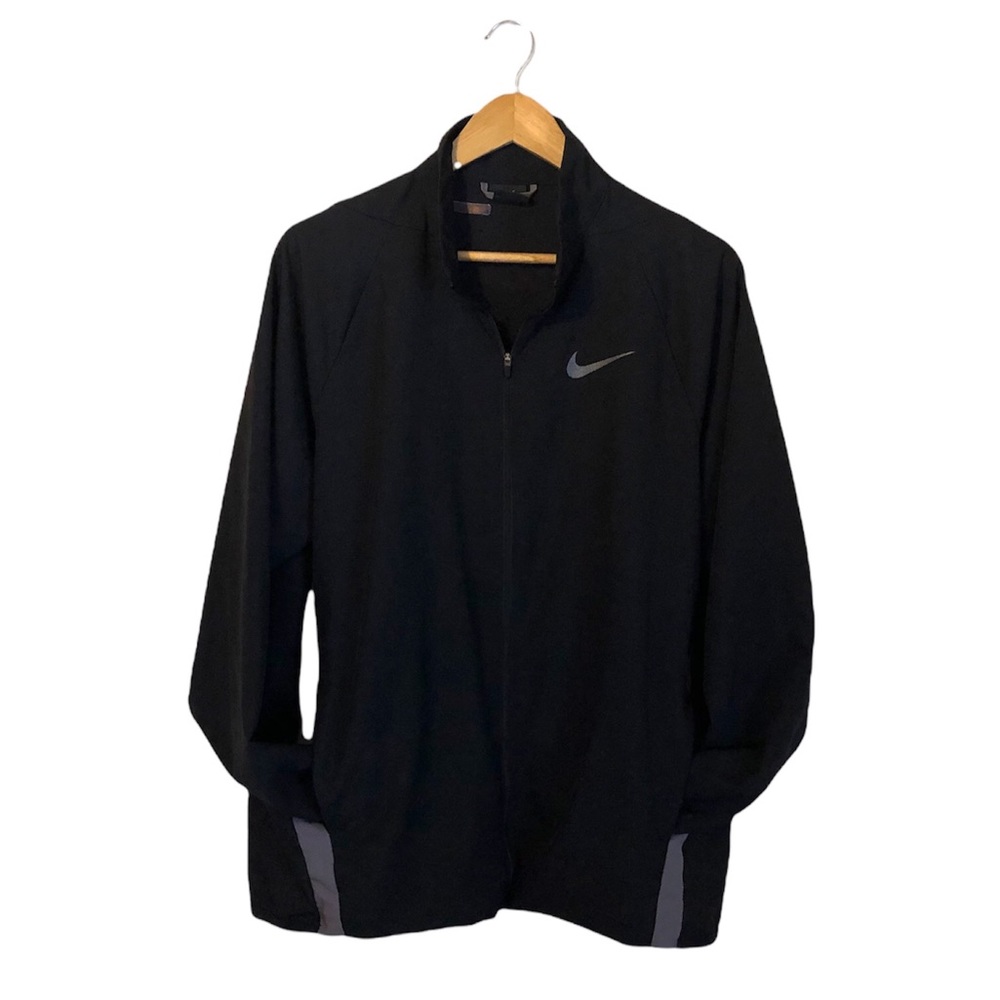 Nike Men’s Black Lightweight Zip Up Jacket - Men’s Size Large